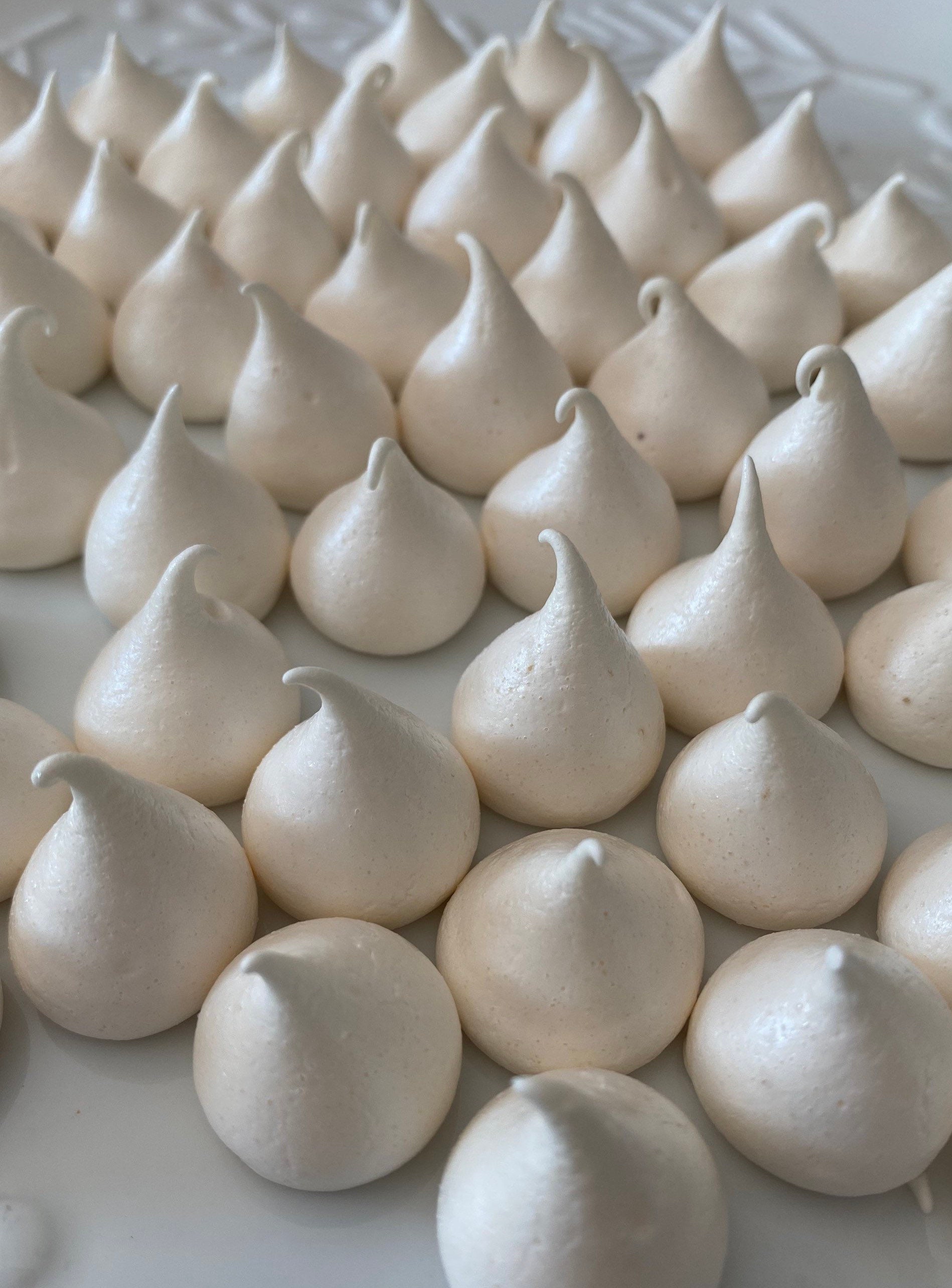 75 Baisers mini meringue faits maison nature | Etsy