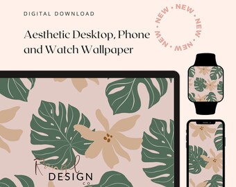 DIGITAL DOWNLOAD: iPhone and Watch Wallpaper - Instant Download