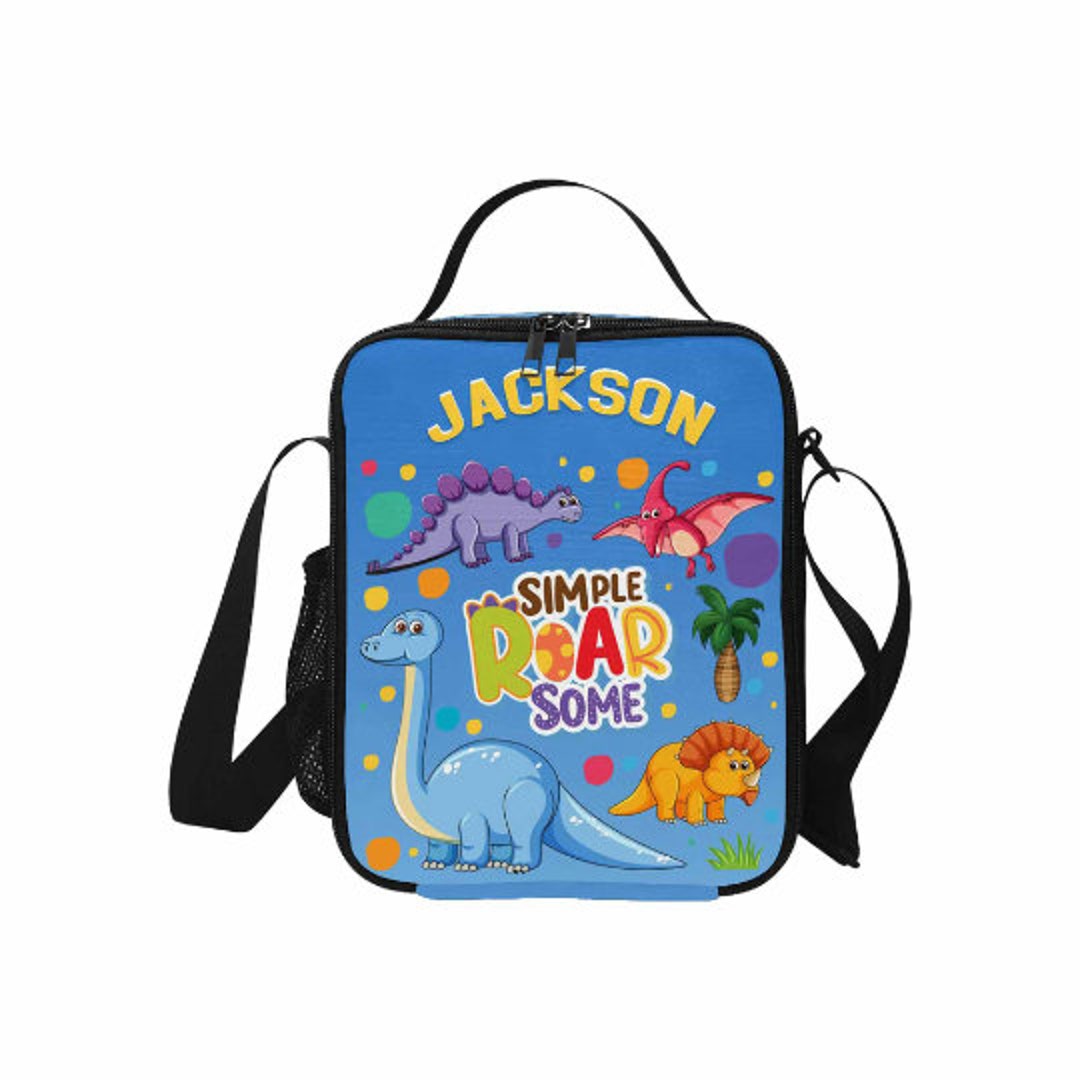 Custom Lunch Bag With Name Personalized Lunch Tote Bag Etsy