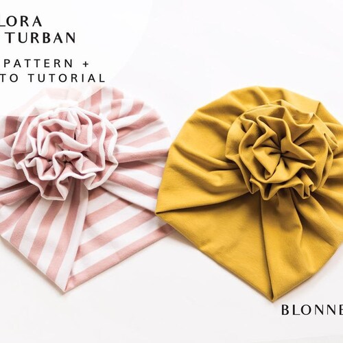 Baby Turban Sewing Pattern and Tutorial Ruffle Headwrap PDF Etsy