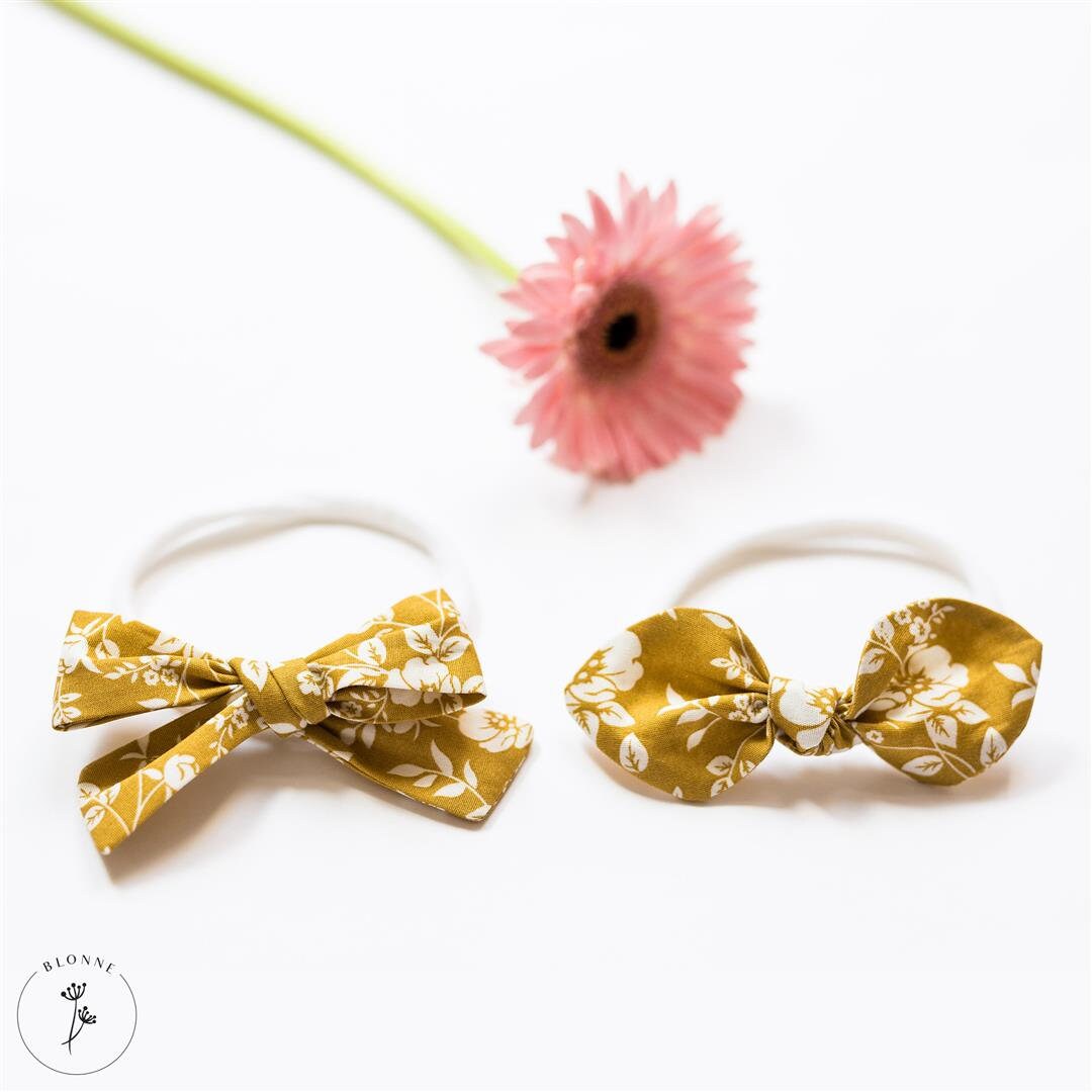 Head Bow Pattern Baby Headband Bow Sewing Pattern: 2 Styles (PDF Pattern) - Etsy