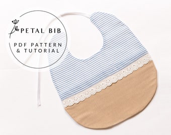 Schnittmuster Petal Baby Lätzchen, 3 Grössen (PDF Pattern)