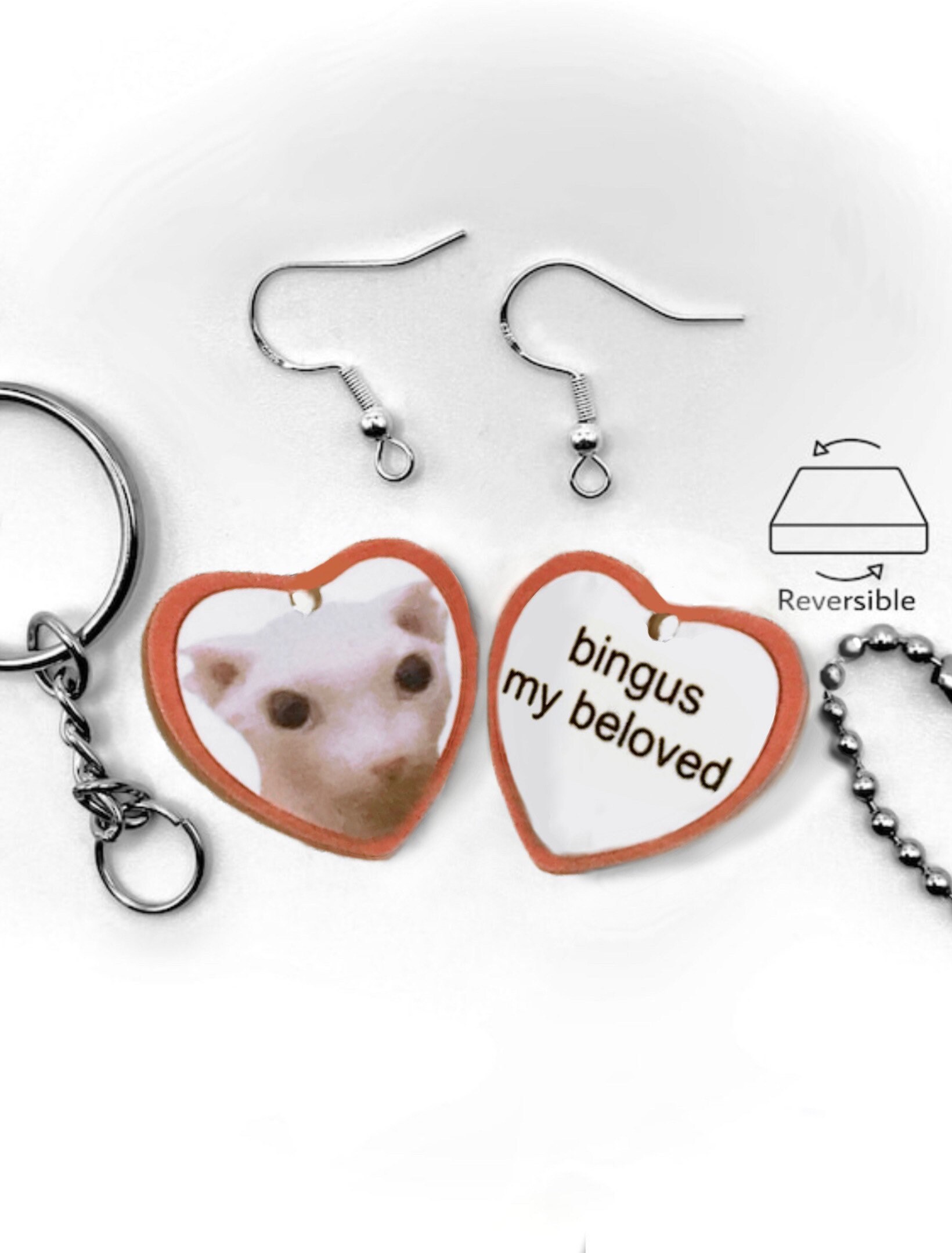 Bingus My Beloved Meme Charm/earrings/necklace - Etsy