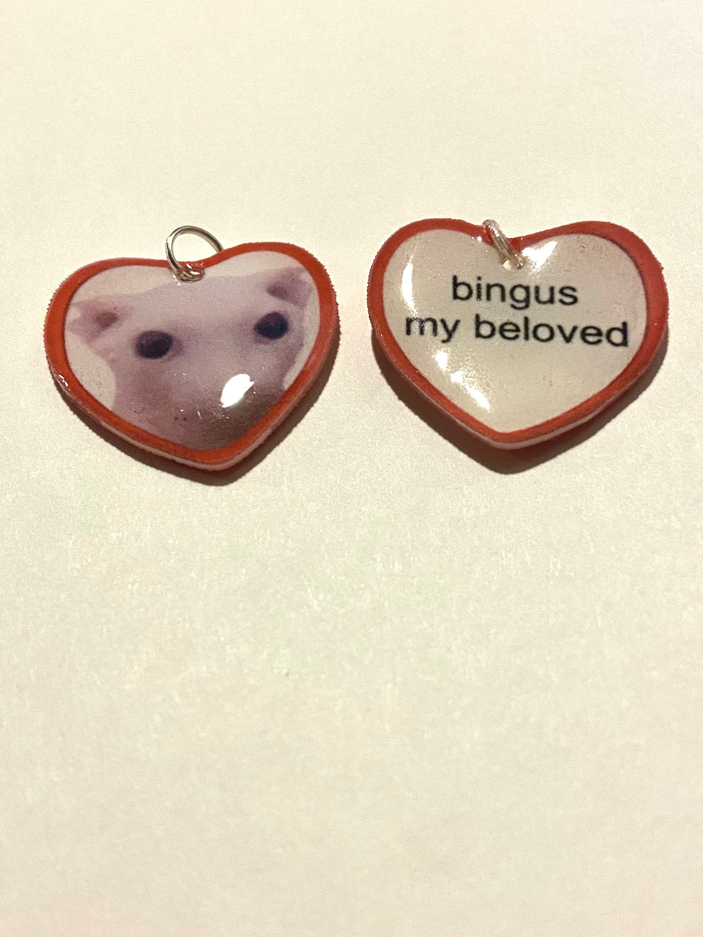 Bingus My Beloved Meme Charm/earrings/necklace - Etsy