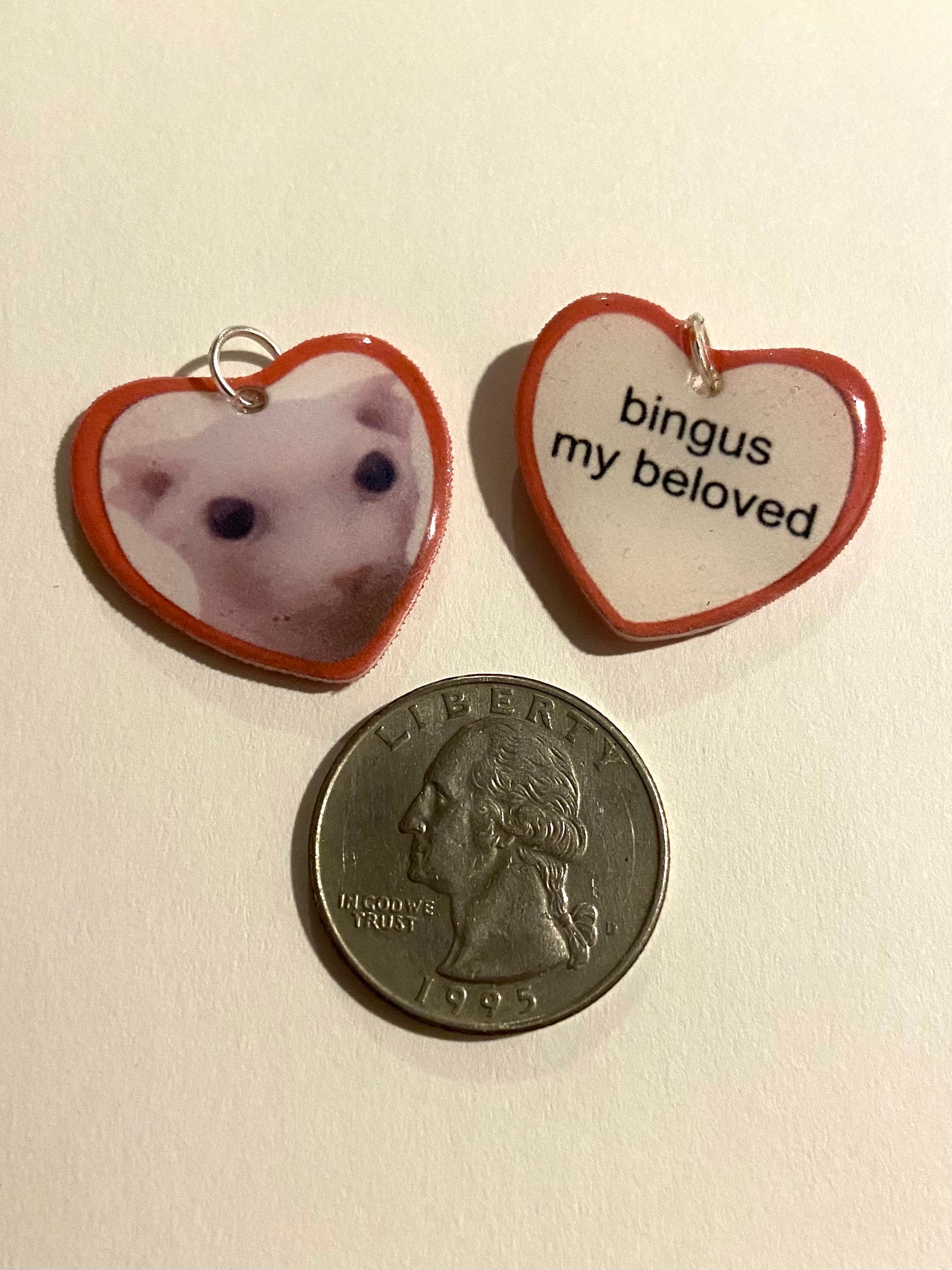 Bingus My Beloved Meme Charm/earrings/necklace - Etsy