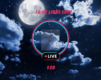 Vaso Libby de 16 oz de TikTok Live