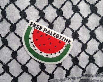 Free Palestine, Gaza, keffiyeh stickers, Palestine stickers, waterproof stickers