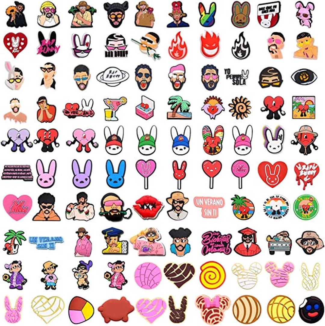 Bad Bunny Croc Charms Un Verano Sin Ti Shoe Sharms for Crocs. Etsy