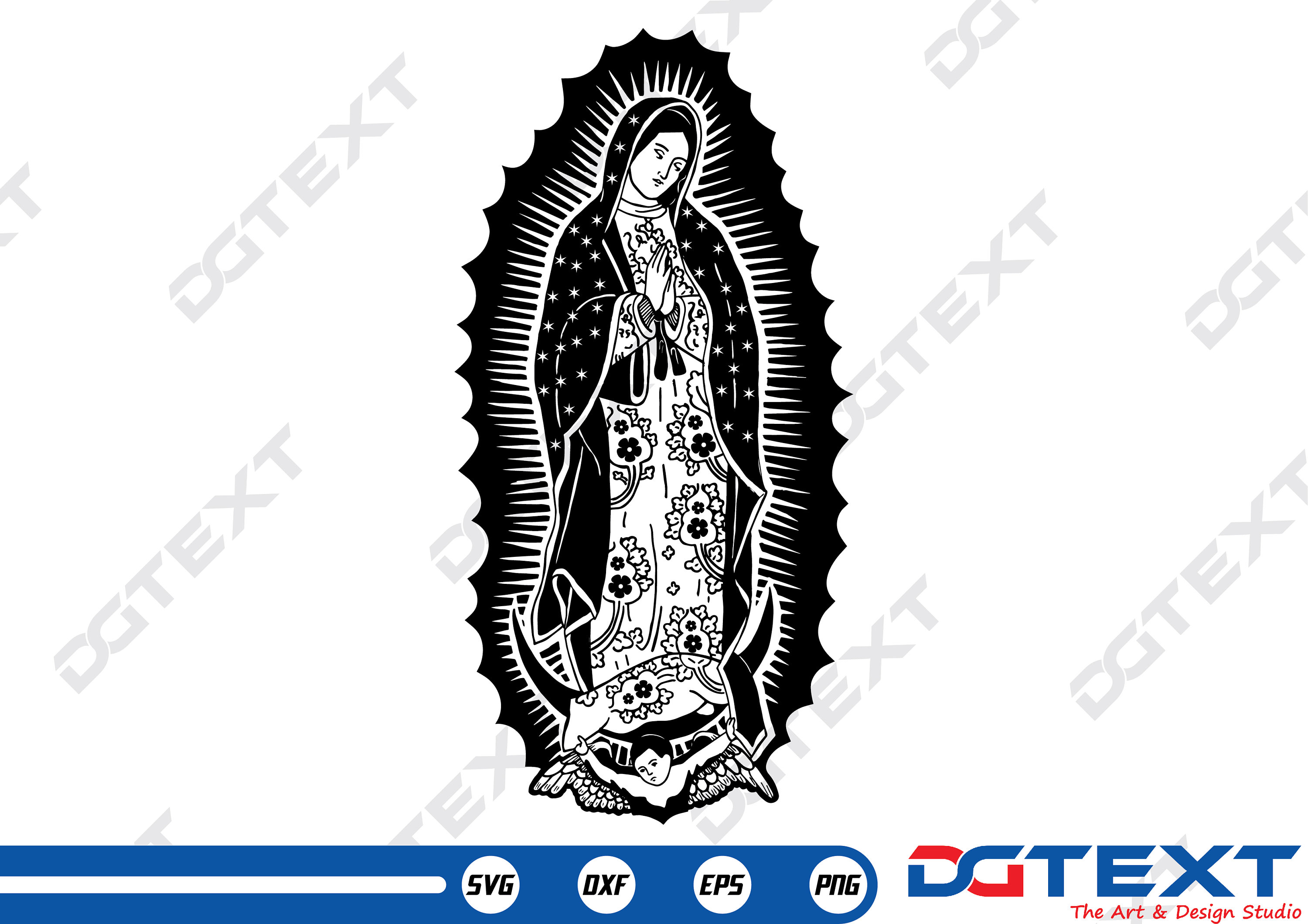 Virgen Guadalupe Svg Virgen Guadalupe Svg