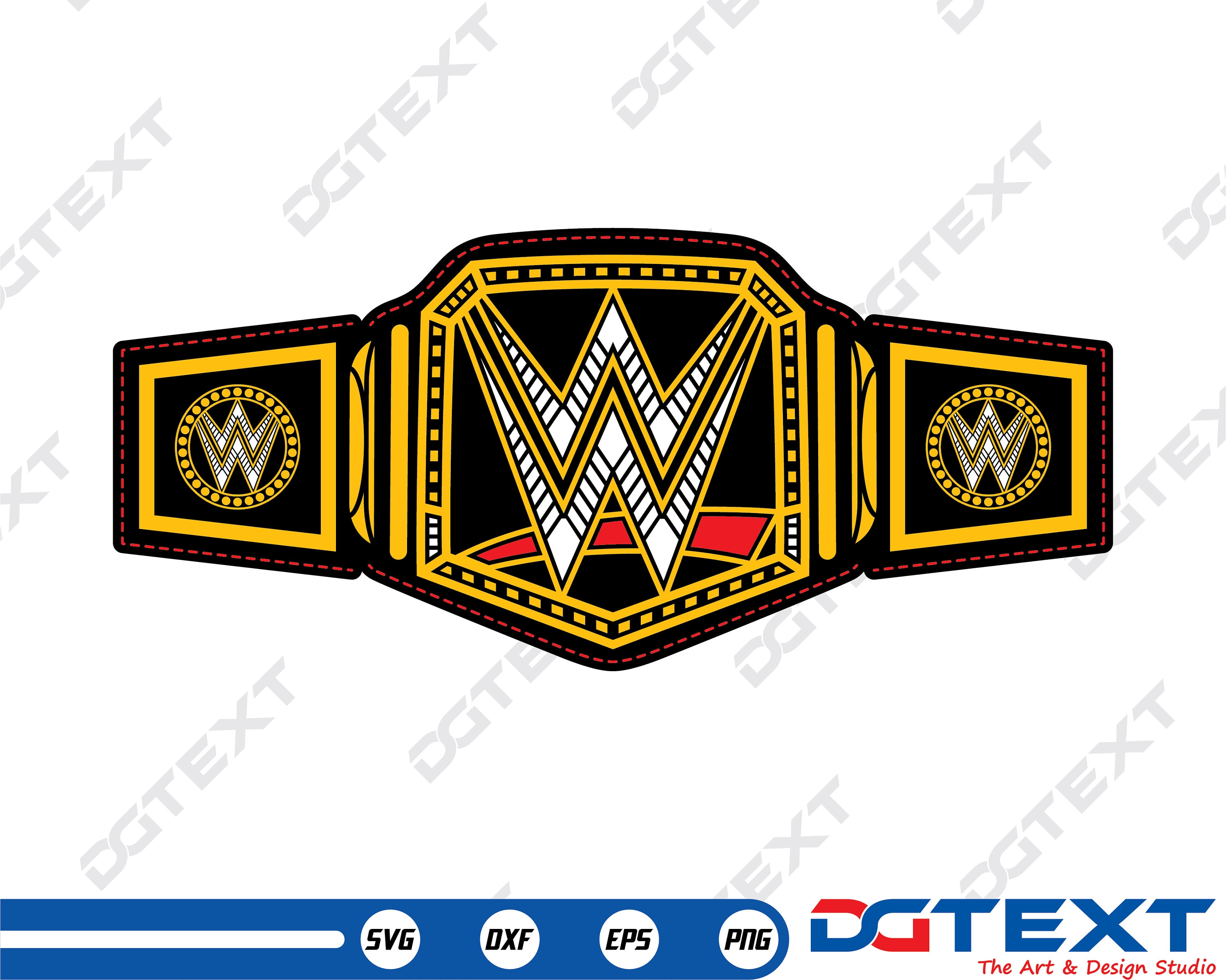Championship Belt SVG Championship Belt Vector Silhouette - Etsy