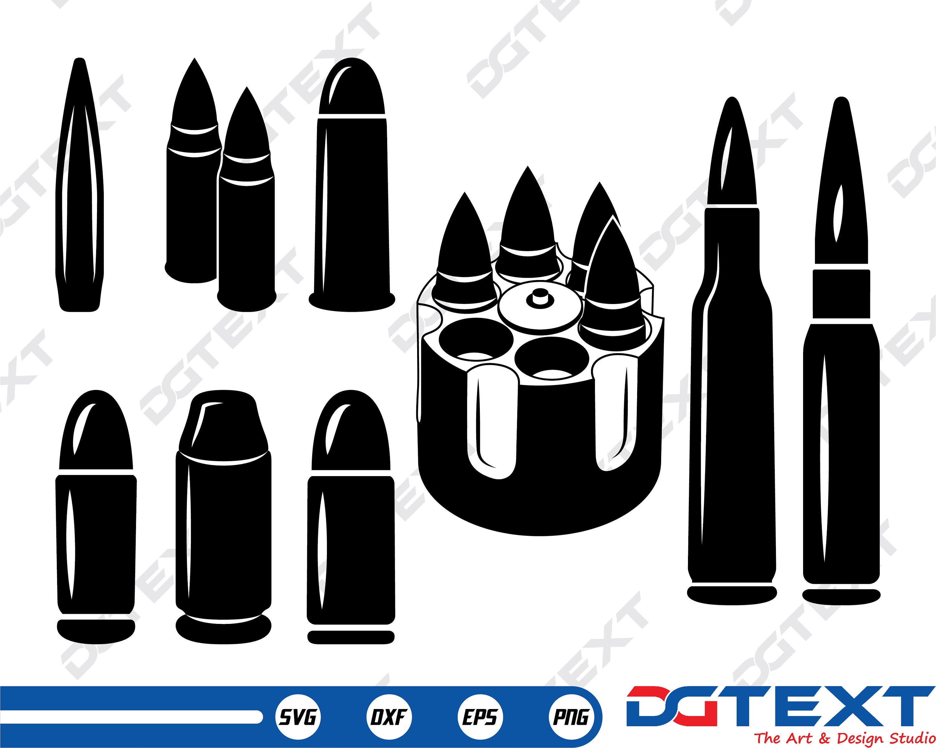 Bullet SVG Bullet Vector Silhouette Cricut File Clipart - Etsy Australia