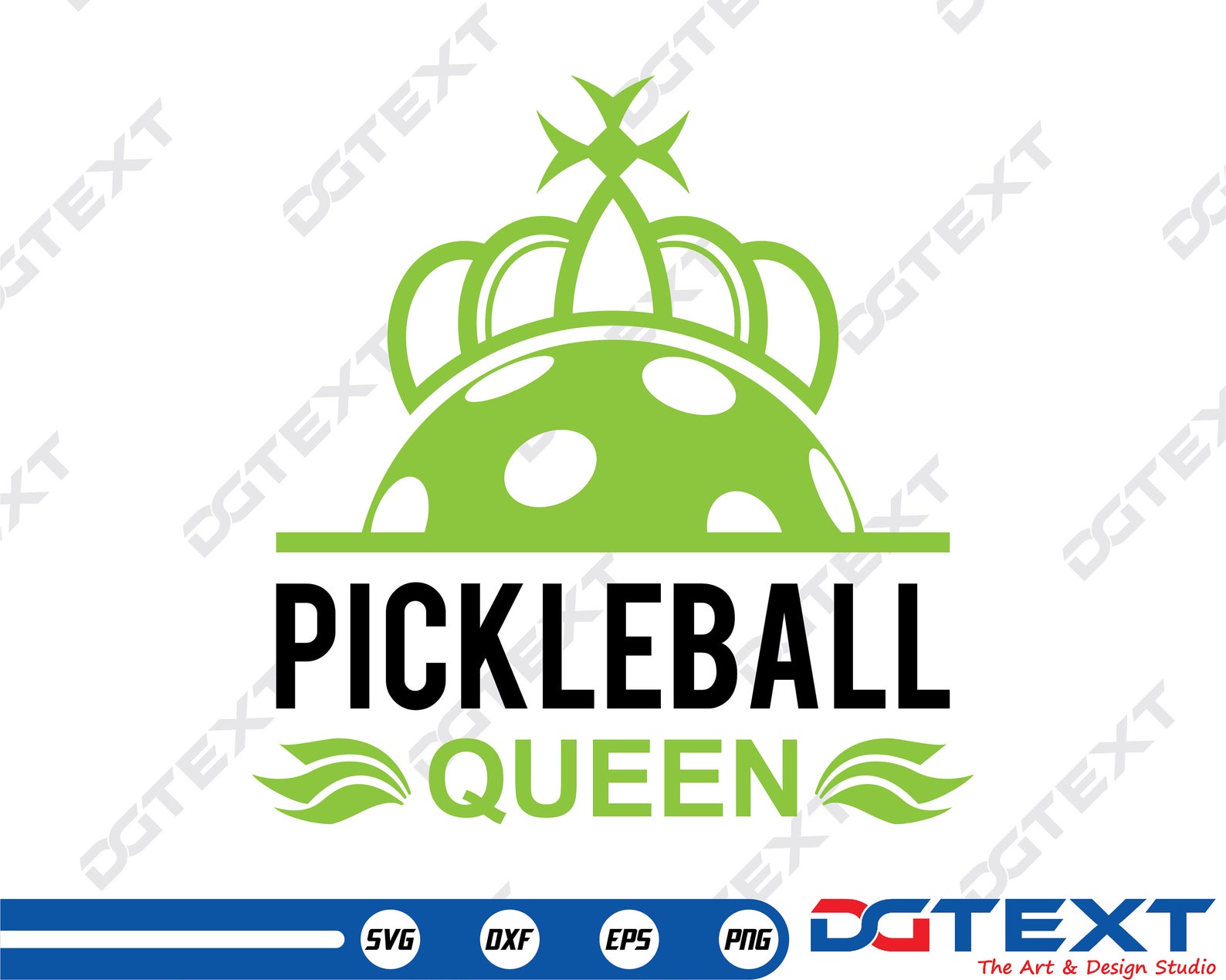 Pickleball Queen SVG Pickleball Queen Vector Silhouette Etsy