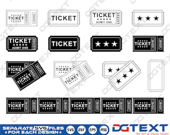 ticket clipart etsy