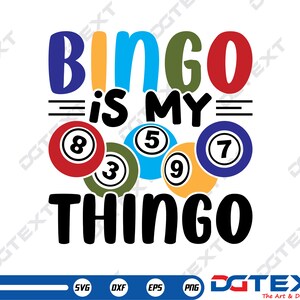 Bingo Make-up-Tasche „Bingo Is My Thingo“ – Wasserdicht, Aus Canvas, 23x17x5 Cm, Perfekt Für Bingo-Fans Als Geschenk