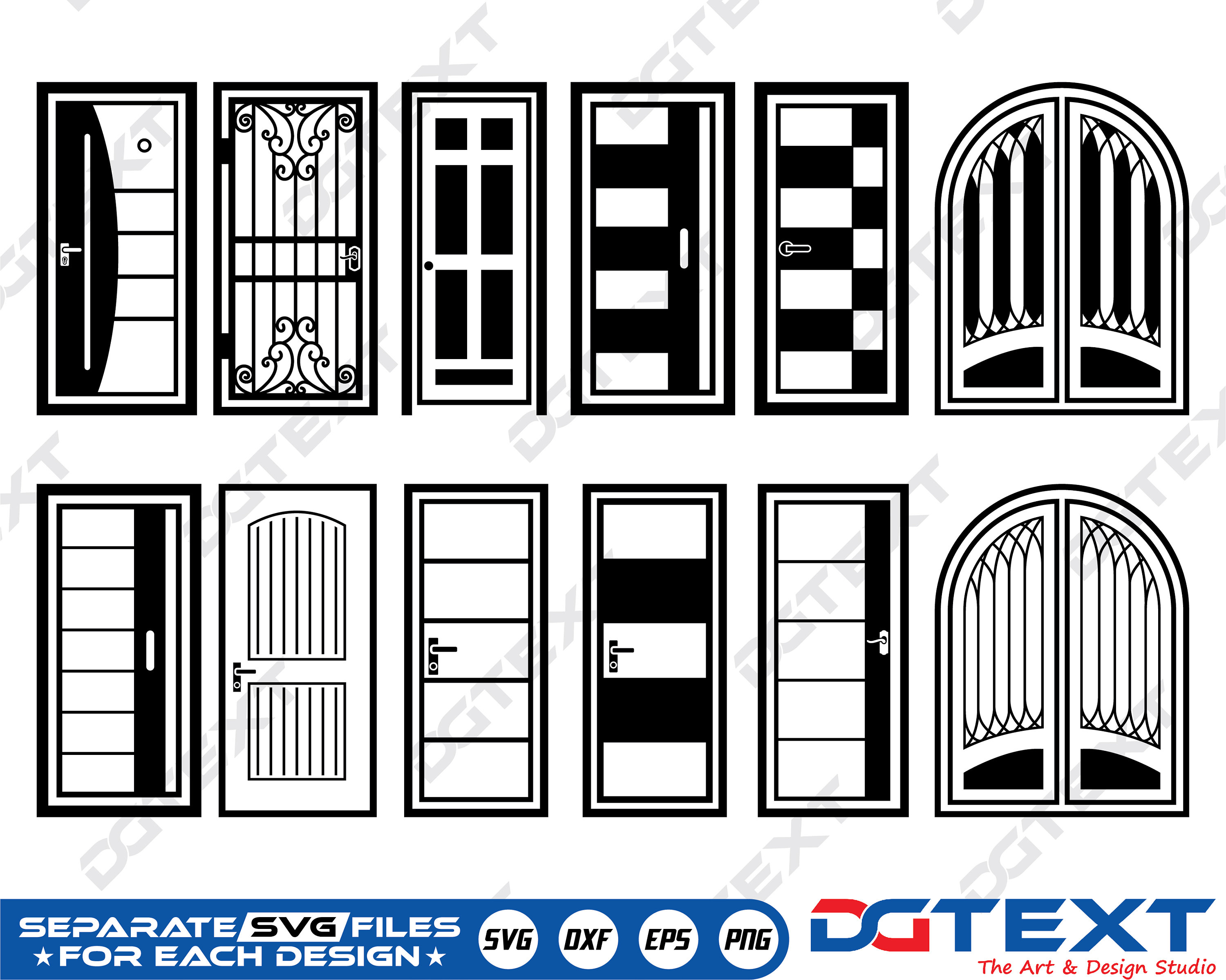 Front Door Clipart Silhouette