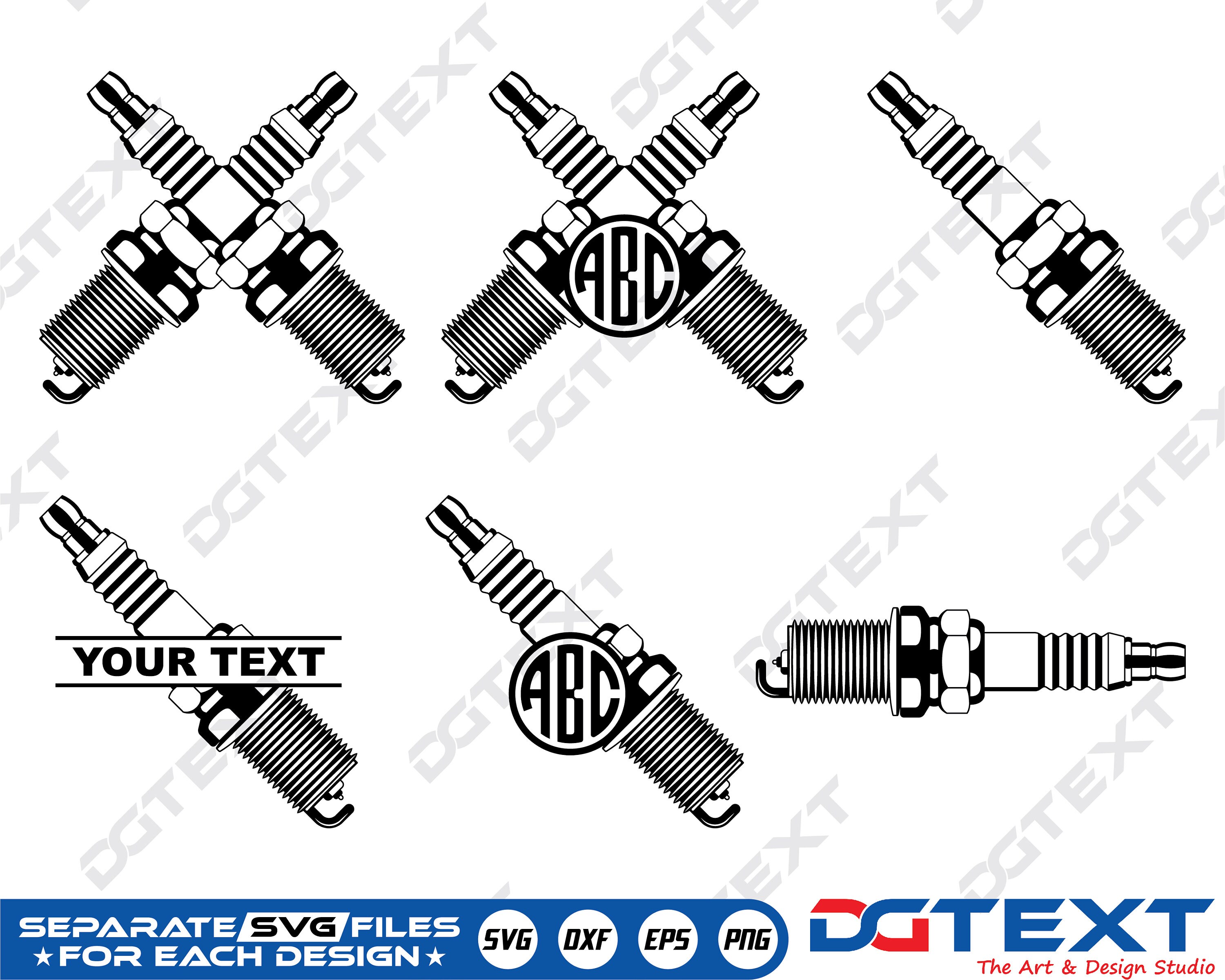 Spark Plug SVG Spark Plug Vector Silhouette Cricut file Etsy