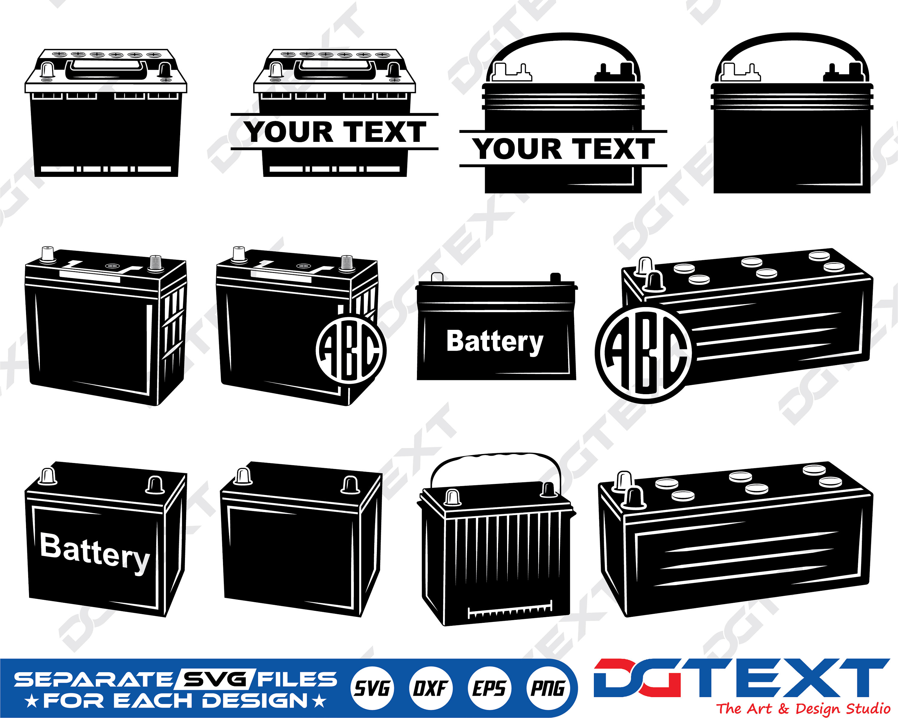 Car Battery SVG Car Battery Vector Silhouette Cricut File - Etsy