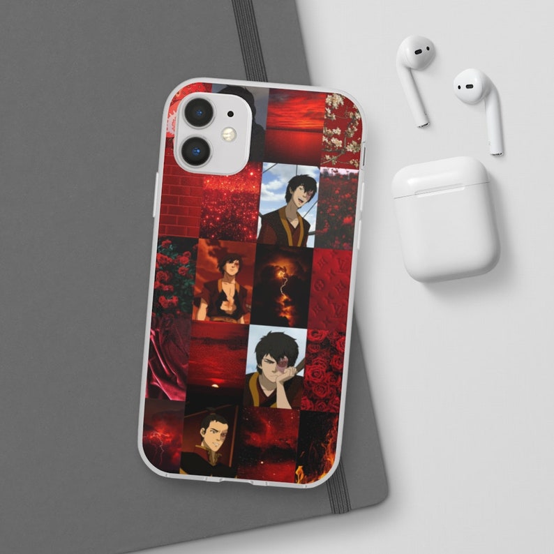 Avatar the Last Airbender Zuko Red Aesthetic Flexi Cases