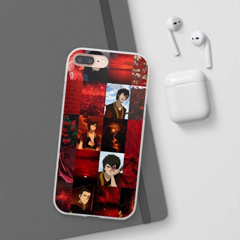 Avatar the Last Airbender Zuko Red Aesthetic Flexi Cases