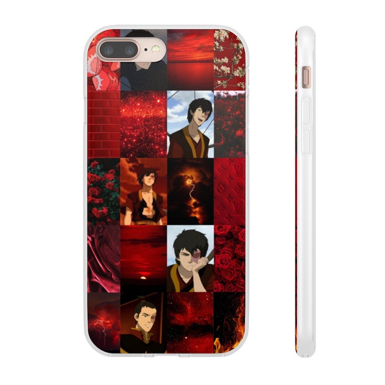 Avatar the Last Airbender Zuko Red Aesthetic Flexi Cases