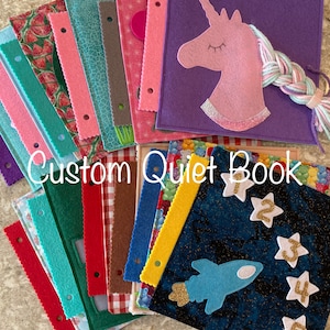 Build Your Own Quiet Book - Custom Quiet Book