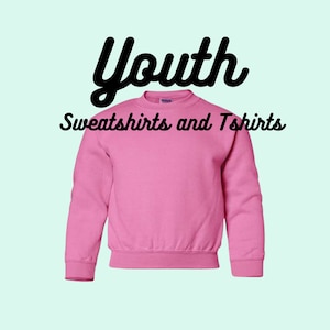 Youth Embroidered T-Shirts & Sweatshirts, Jolly Holiday Embroidery