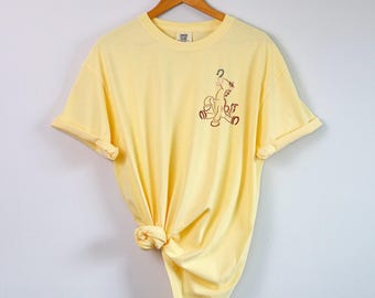 Toy Story Bullseye  embroidered Tshirt, Custom embroidered shirt, Woody t-shirt, Pixar Pals, Women's Disney shirt