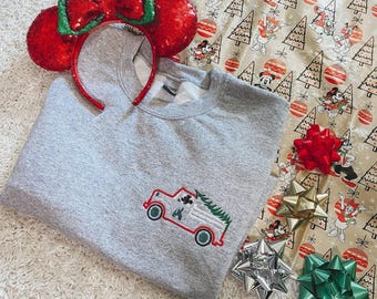 Mickey's Tree Farm ||  Disney Tshirt || Disney Sweatshirt || Embroidery  || Disney World