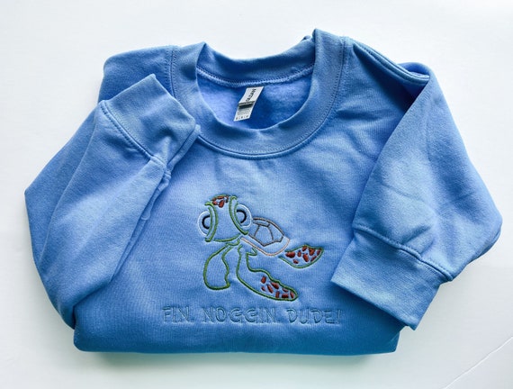 Squirt Finding Nemo Embroidered Sweatshirt Disney Tshirt Pixar