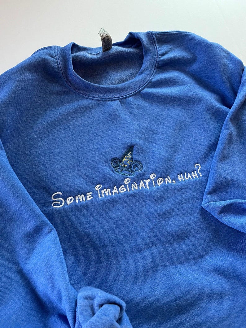 Some Imagination Embroidered Sweatshirt | Fantasmic Shirt | Sorcerer Sweatshirt | Disney Tshirt Royal SWEATSHIRT