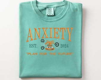 Anxiety embroidered sweatshirt, Inside Out Shirt, Disney Embroidered Crewneck, Core Memory Day