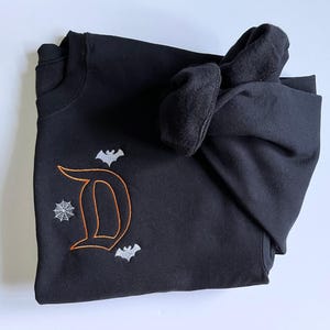 Halloween Disney D embroidered sweatshirt,  Disney Halloween Tshirt, Disney Spooky Sweatshirt, Halloween, Disney World