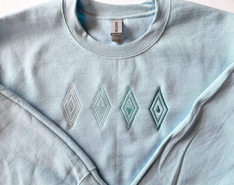 Elsa Sweatshirt | Frozen Elements Embroidered Crewneck