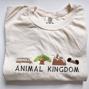 Animal Kingdom embroidered Shirt, Mickey Safari Shirt, Animal Kingdom, Disney Parks Shirt, Women&#39;s Disney Shirt