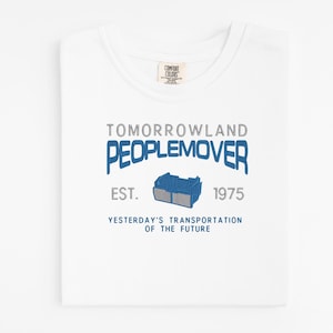 Disney People Mover embroidered tshirt, Magic Kingdom, Disney World