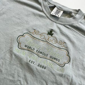 Tiana's Palace Embroidered Disney Shirt, Princess and the Frog Crewneck