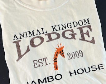 Embroidered Animal Kingdom Lodge Sweatshirt, Jambo House Est. 2009