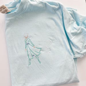 Disney Frozen Elsa embroidered tshirt, Arendelle Shirt, Frozen Ever After, Magic Kingdom