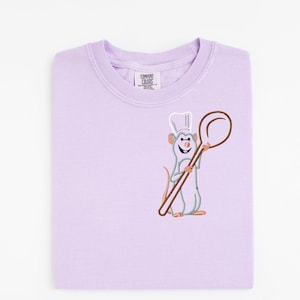 Remy embroidered Tshirt, EPCOT shirt, Remy t-shirt, Ratatouille Shirt, Disney tshirt, Ratatouille Ride Shirt