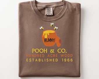 Winnie the Pooh Embroidered Shirt: Hunny Pot, Hundred Acre Wood