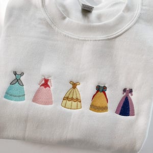 Princess Embroidered Shirt, Princess Dress Shirt, Magic Kingdom Shirt