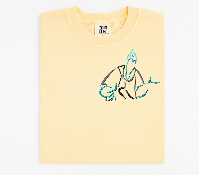 Camiseta bordada de Hércules Hades, Disney World, Villanos de Disney imagen 1