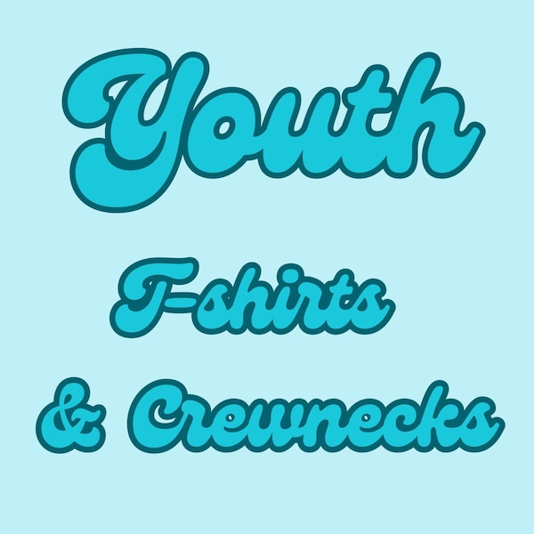Youth Embroidered T-Shirts & Sweatshirts, Jolly Holiday Embroidery