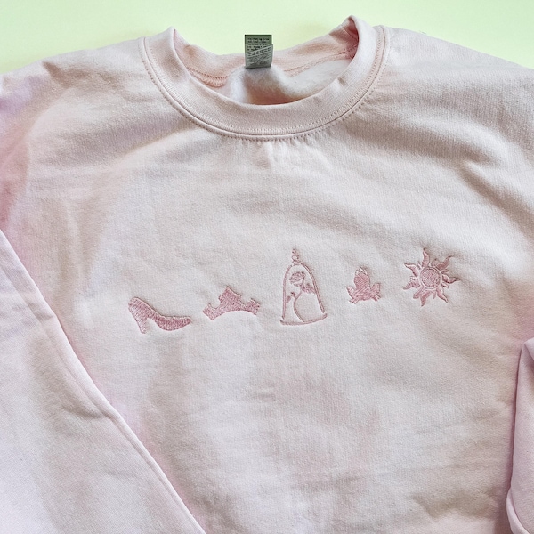 Embroidered Princess Icons Shirt - Magic Kingdom Unisex Tee