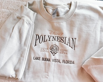 Embroidered Disney Polynesian Resort Sweatshirt