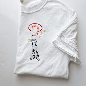 Toy Story Jessie embroidered Tshirt, Toy Story embroidered shirt, Jessie t-shirt, Pixar Shirt, Disney tshirt, Women&#39;s Disney shirt