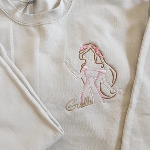 Enchanted Giselle embroidered Tshirt, Enchanted Movie Shirt, Disney World Shirt