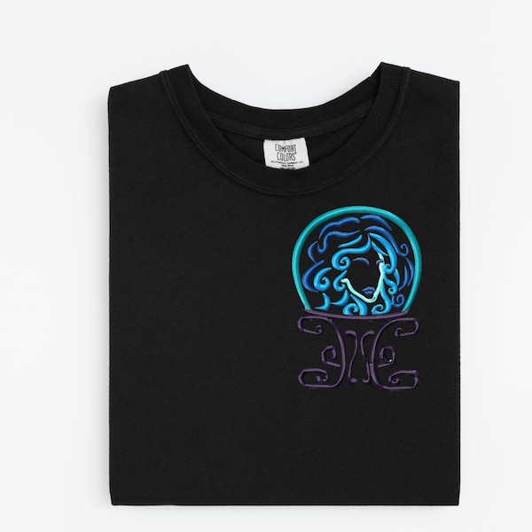 Madame Leota Embroidered Sweatshirt, Disney Halloween Sweatshirt, Haunted Mansion, Ghost Host