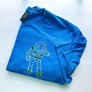 Buzz Lightyear Embroidered Shirt | Disney Embroidered Shirt | Disney Embroidered Sweatshirt