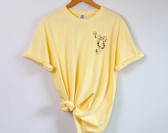 Tigger Embroidered Shirt, Winnie the Pooh Shirt, Hundred Acre Wood
